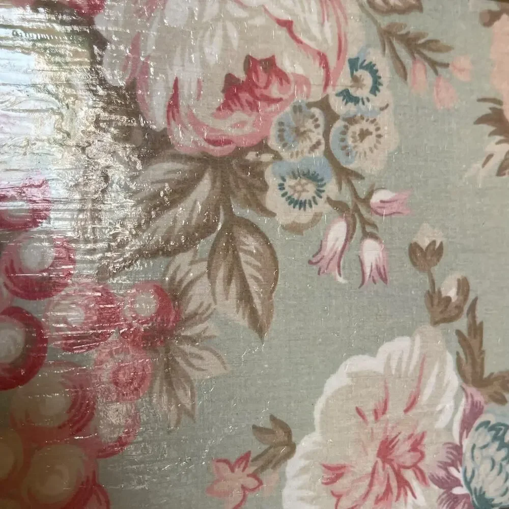 Marye-Kelley Decoupage Picture Frame Floral Cottagecore Vintage Style 4x6 Multi